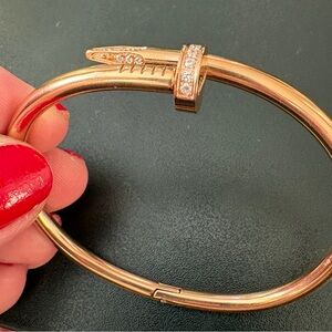 Cartier Rose Gold Juste Un Clou with Diamond Accents